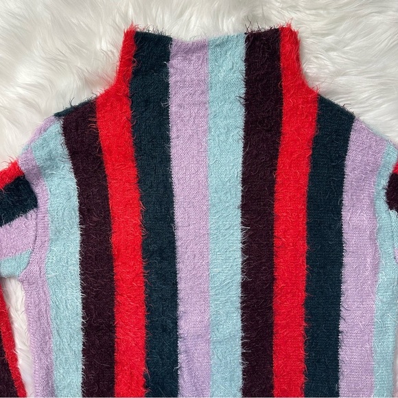 Blank NYC The Mad Hatter Striped Mock Neck Sweater - Picture 2 of 8